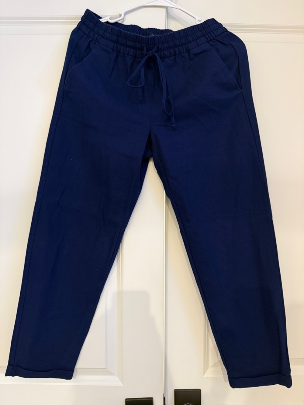 J. Crew Men's Navy Drawstring Joggers